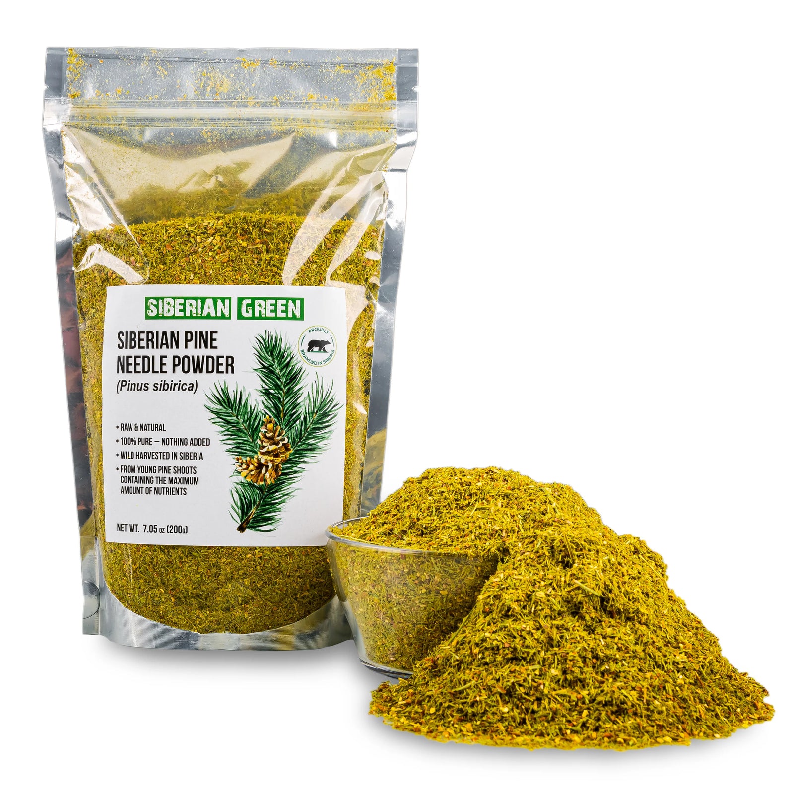 Shilajit mit Kiefernnadeltee. Das klassische Rezept der sibirischen Heiler