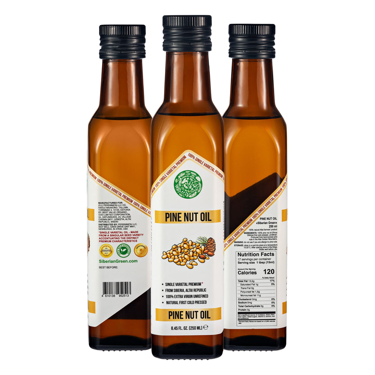 Siberian Green Products Bio-Kiefernnussöl 