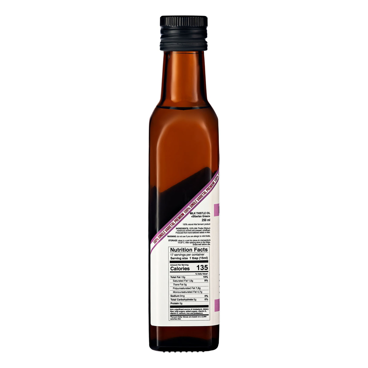 Sibirisches grünes Mariendistelöl - 250 ml 