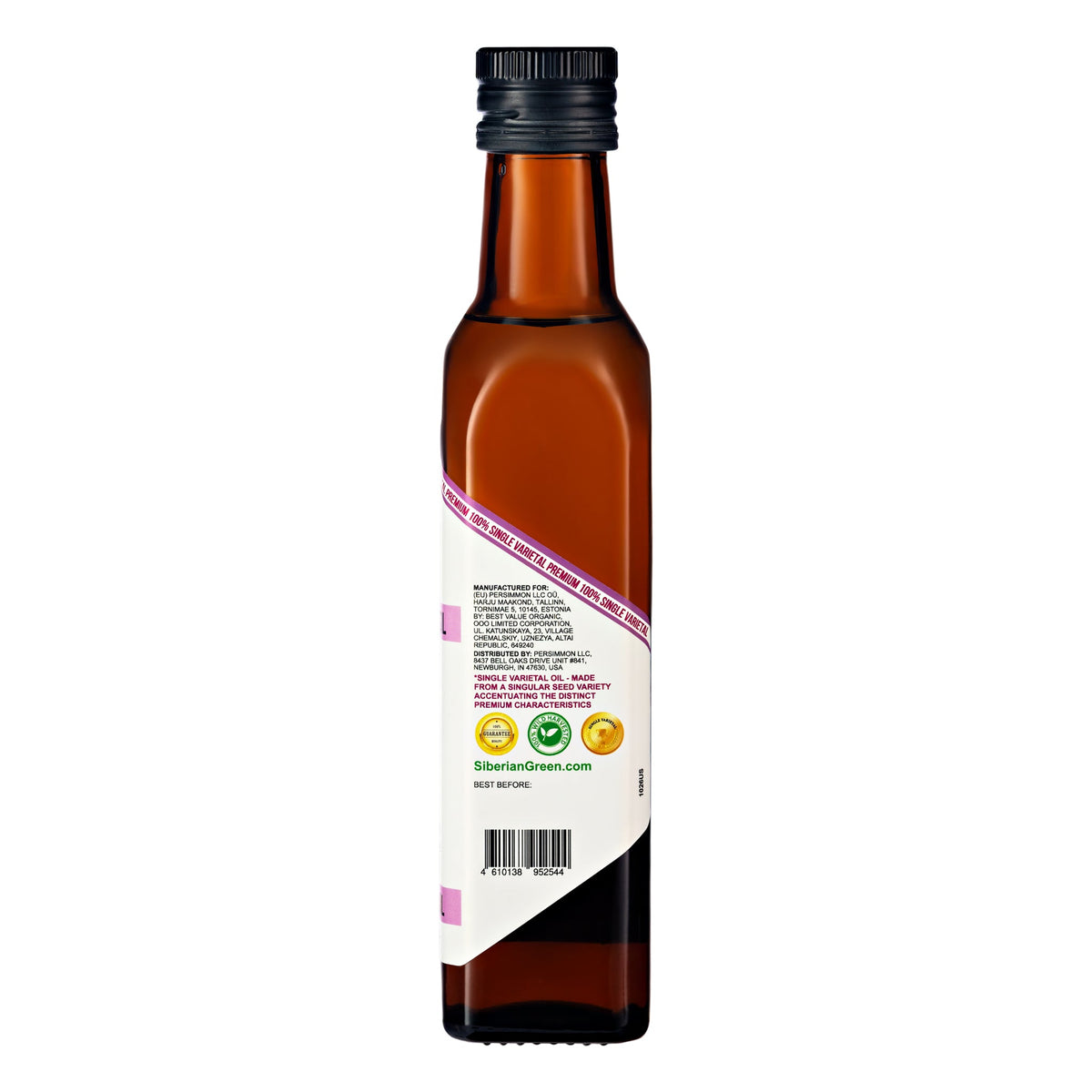 Reines sibirisches grünes Mariendistelöl - 250 ml Extra Vergine