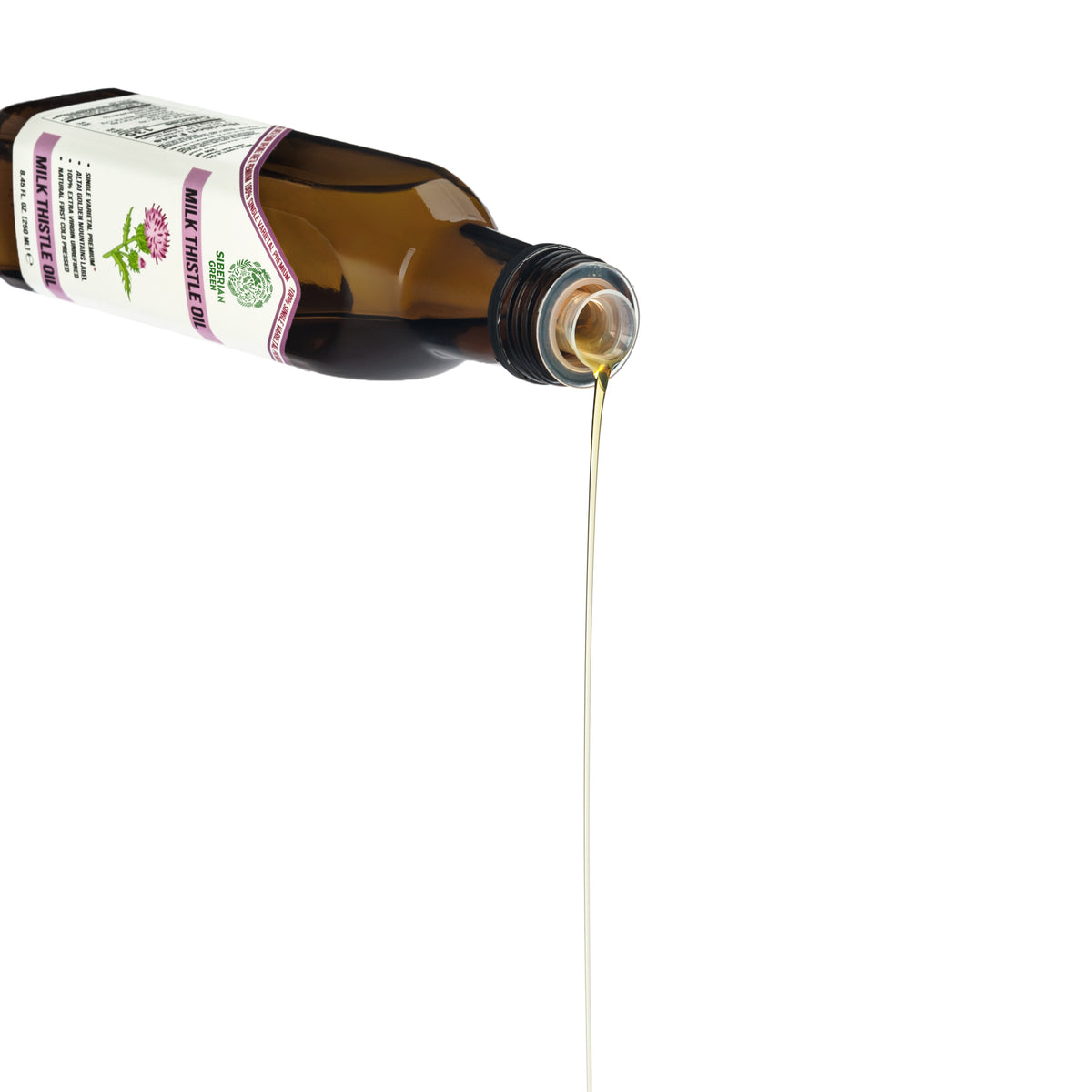 Sibirisches grünes Mariendistelöl - 250ml kaltgepresst extra vergine