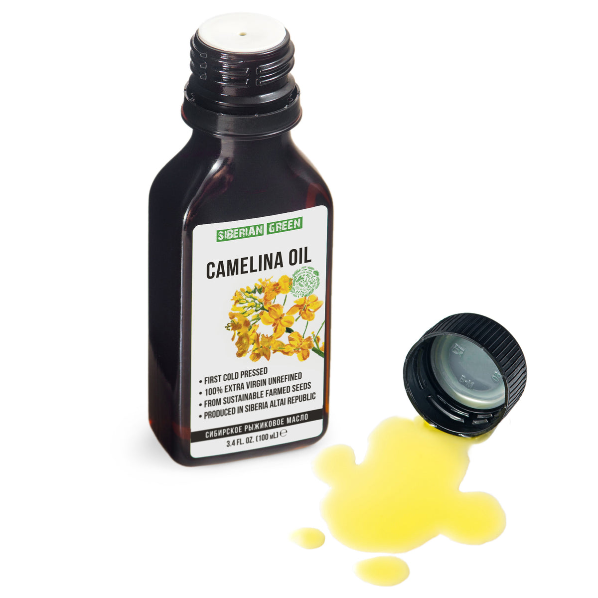 Sibirisches Leindotteröl - Nativ Extra, kaltgepresst (100ml)