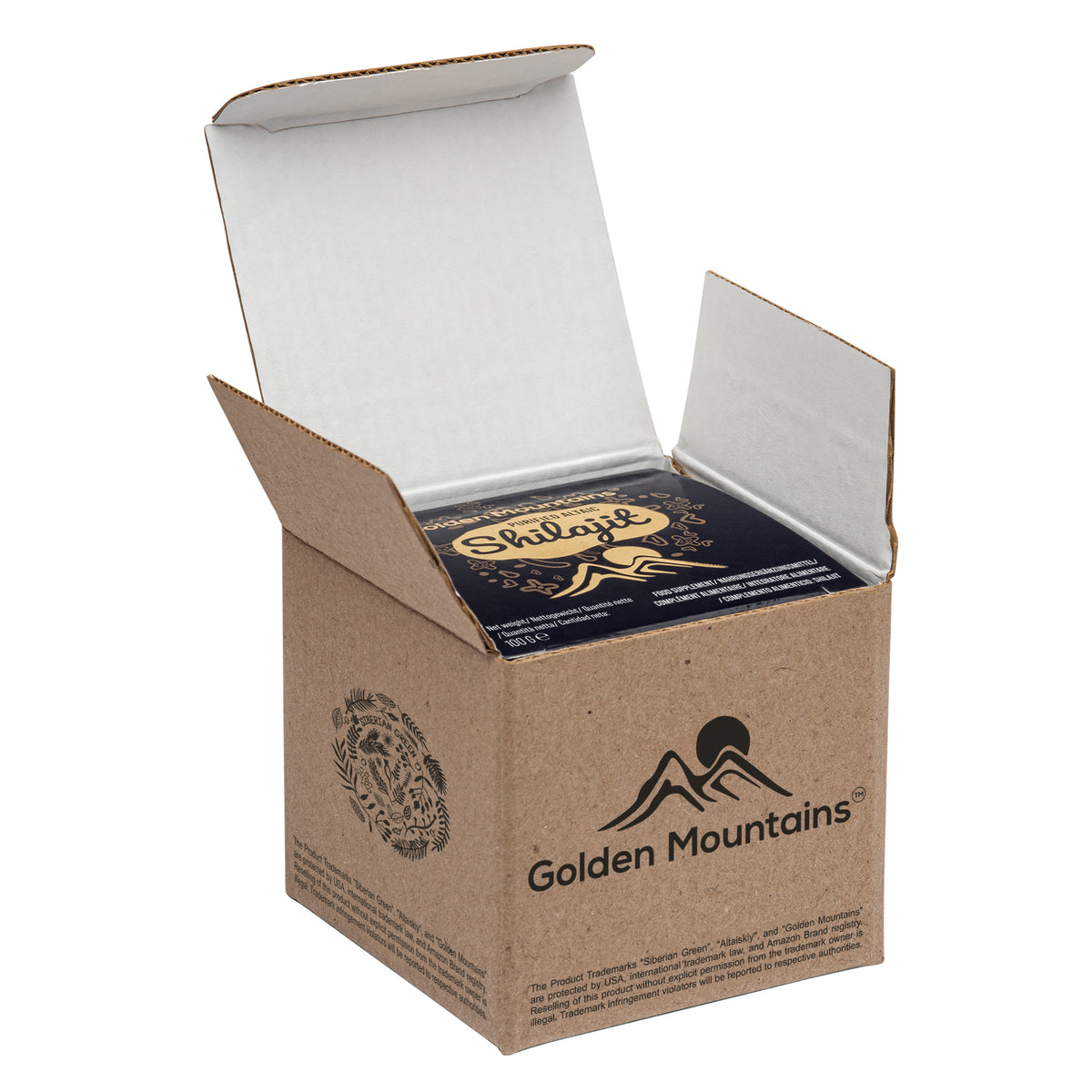 Golden Mountains Shilajit Harz - Reine altai-sibirische Kraft