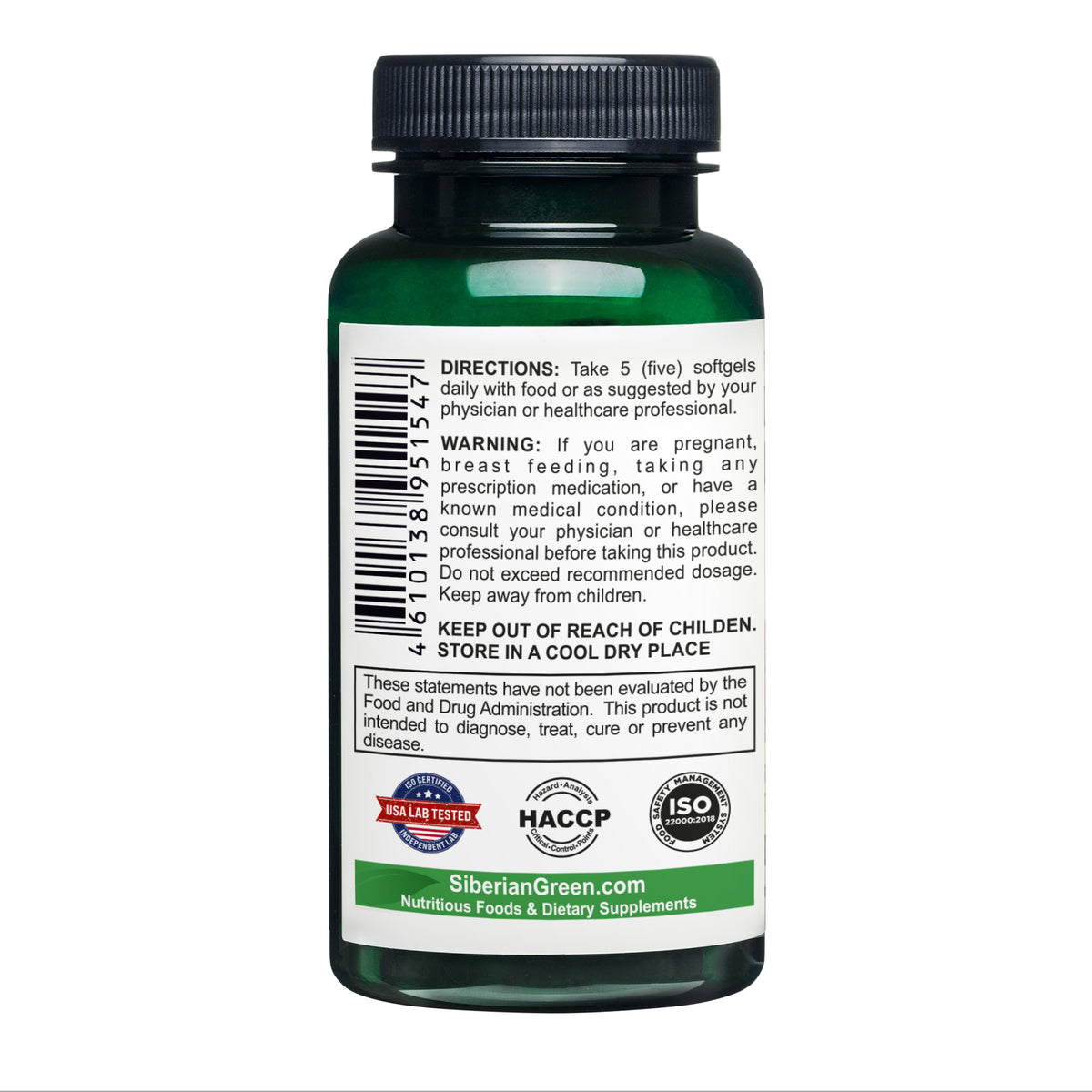 Bio-Amaranthsamenöl-Kapseln - 200 Weichkapseln