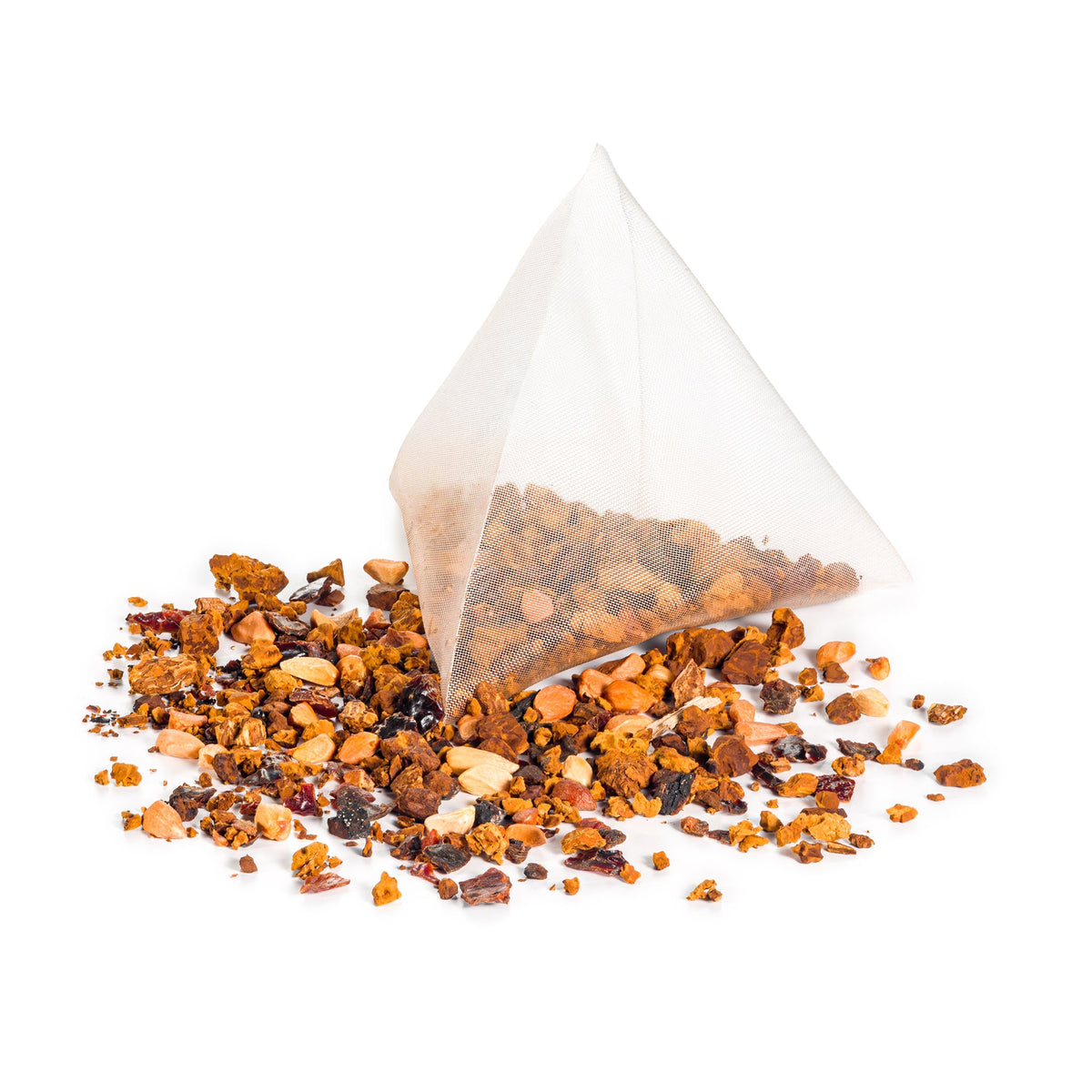 Sibirischer Grüner Chaga Tee mit Hagebuttenbeeren - 50 Teebeutel Packung