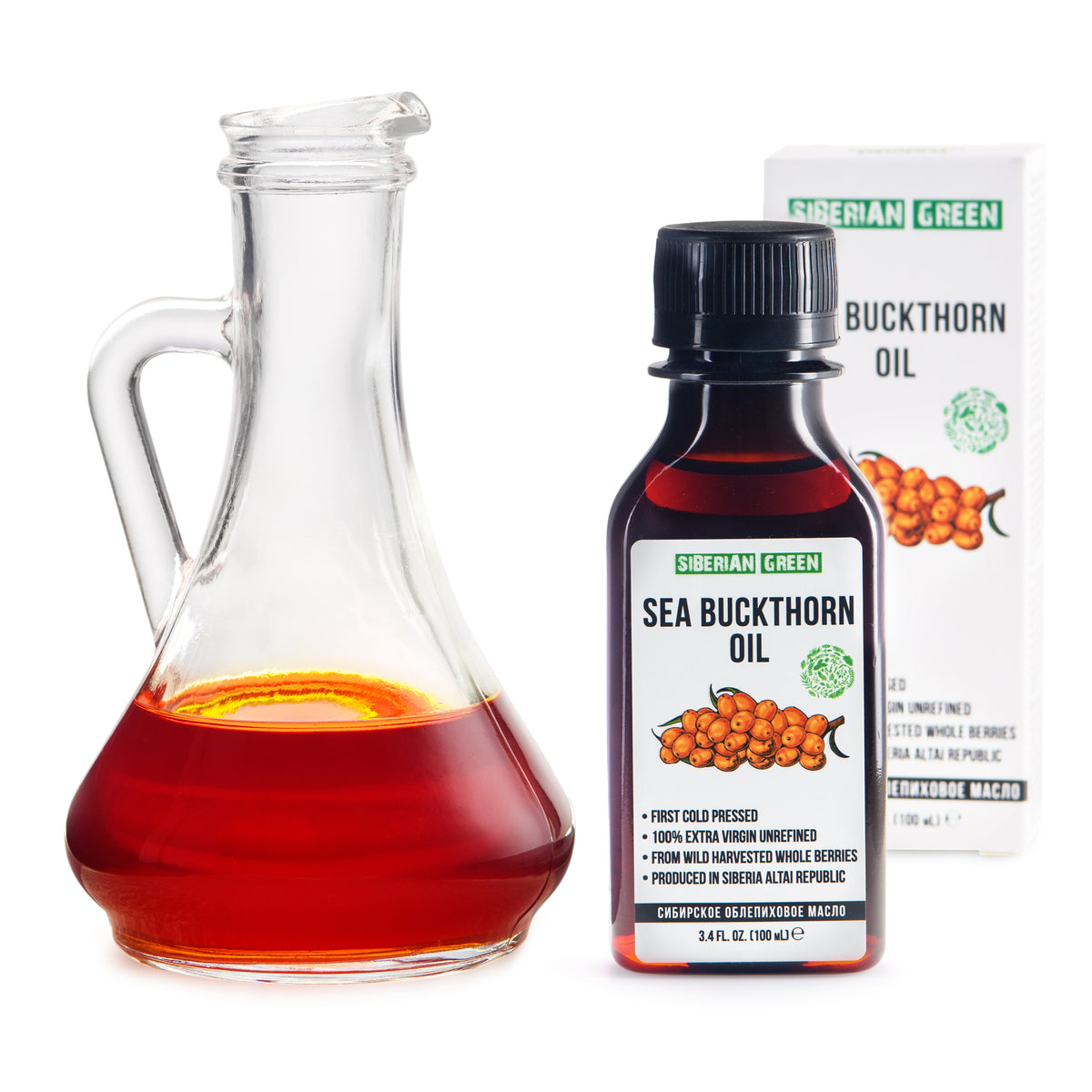 Sibirisches Sanddornöl - Extra Nativ Kaltgepresst (100ml)