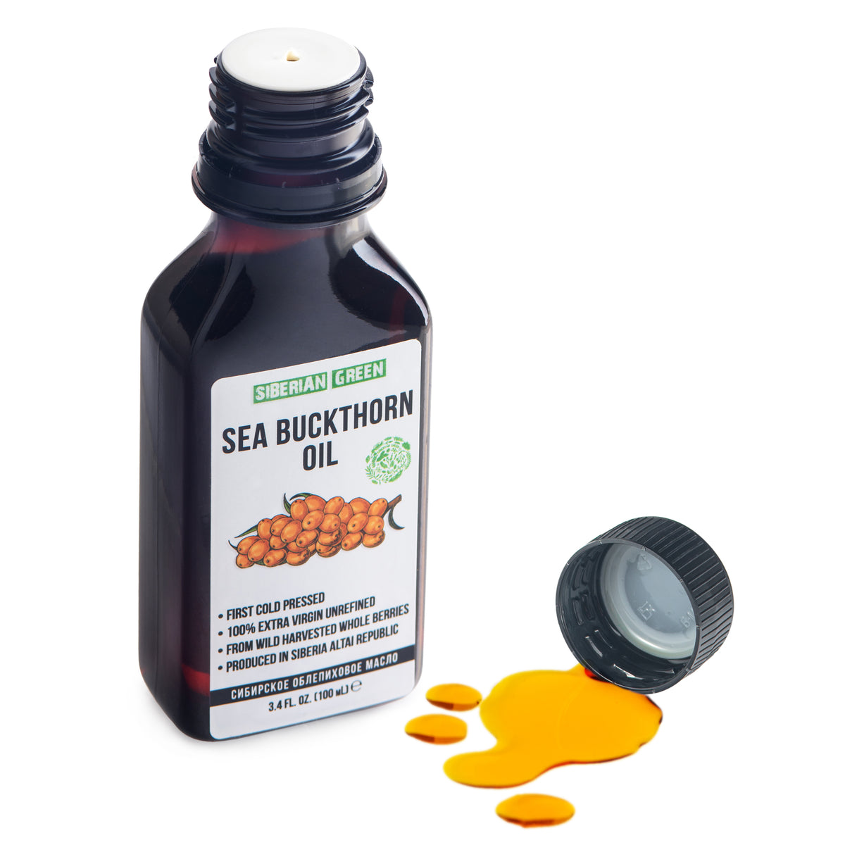 Sibirisches Sanddornöl - Extra Nativ Kaltgepresst (100ml)