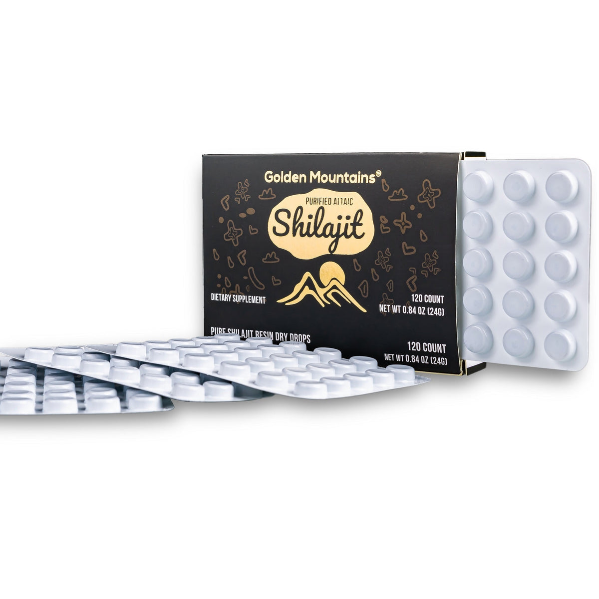 Shilajit Trockentropfen Kapseln