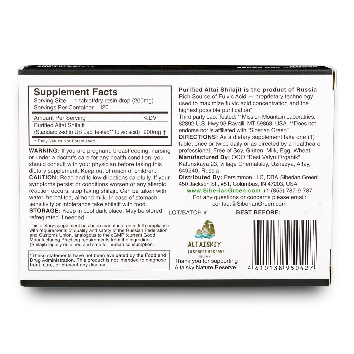 Beste Shilajit Trockentropfen