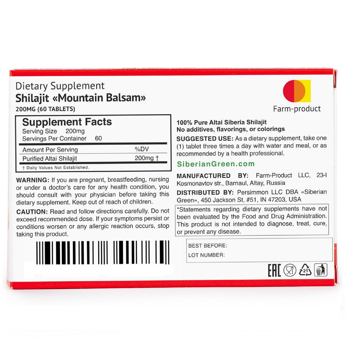 Berg Balsam Shilajit