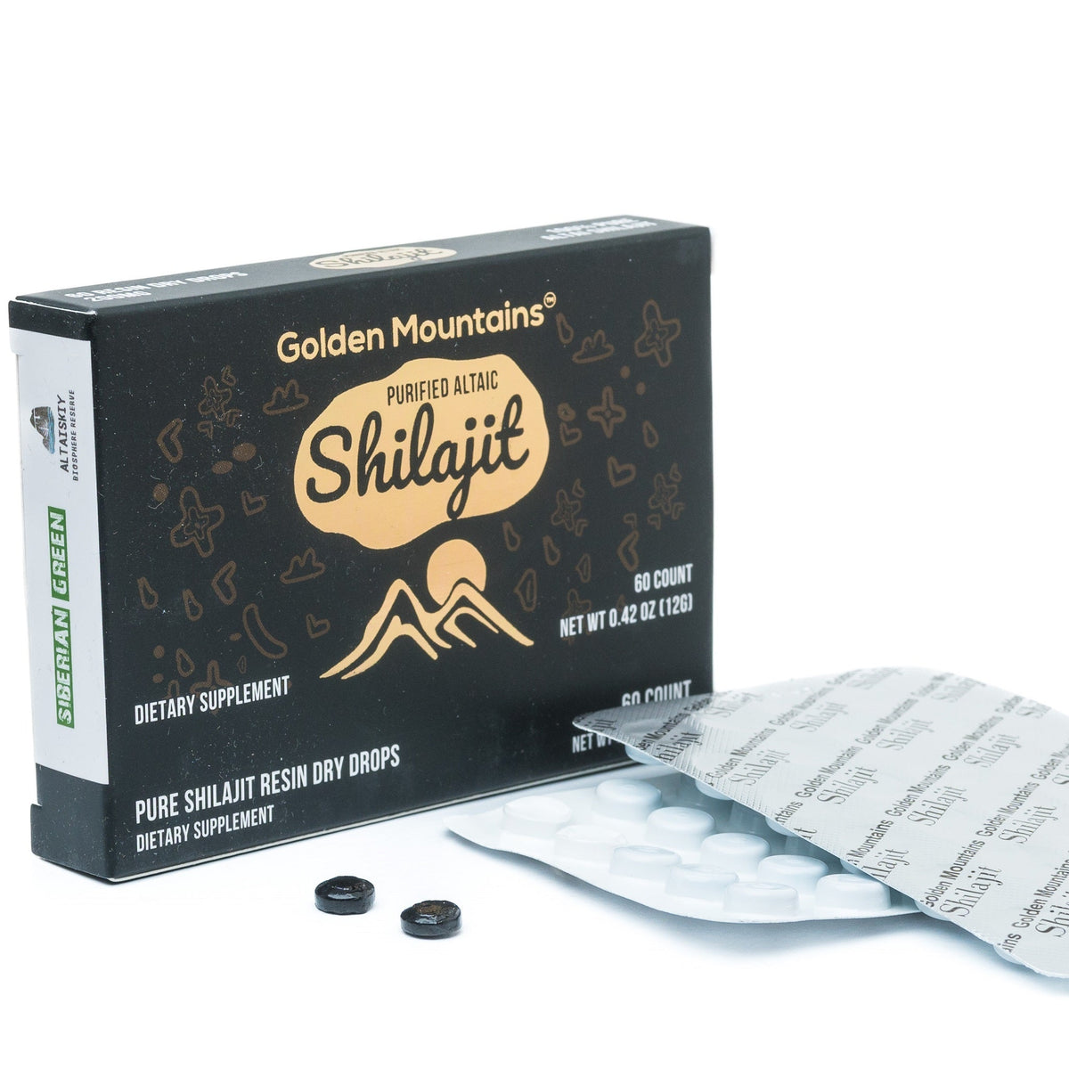 Goldener Berg Shilajit trockener Tropfen